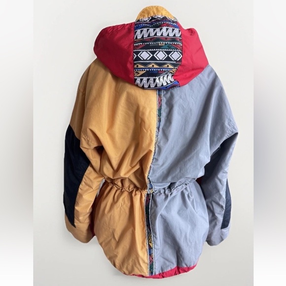 Vintage 80s 90s OBERMEYER Color Block Puffer Ski Jacket Juniors/ Women’s - Picture 5 of 12